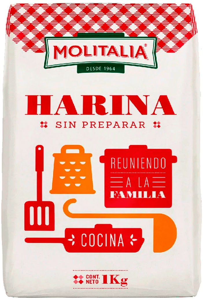 HARINA SIN PREPARAR MOLITALIA X 1K