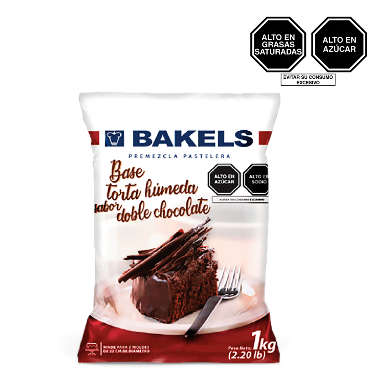 PREMEZCLA TORTA DOBLE CHOCOLATE BAKELS X 1K