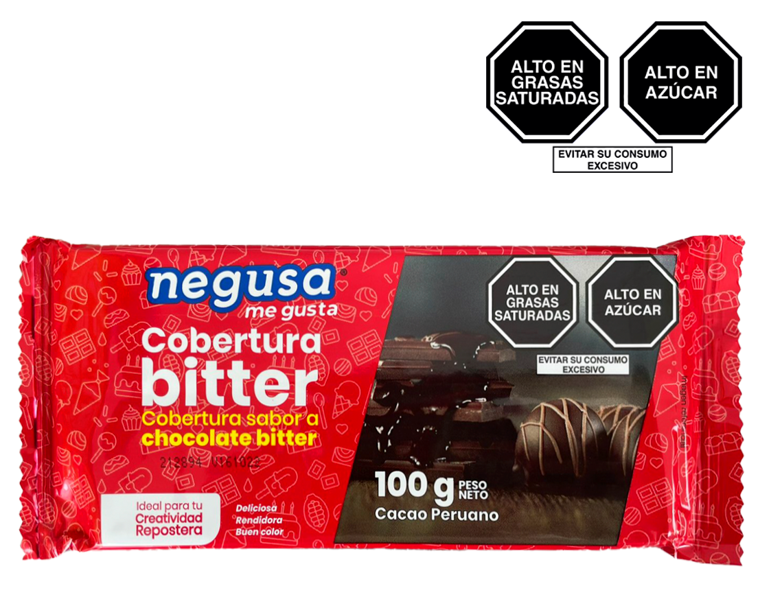 COBERTURA BITTER NEGUSA  X TABLETA