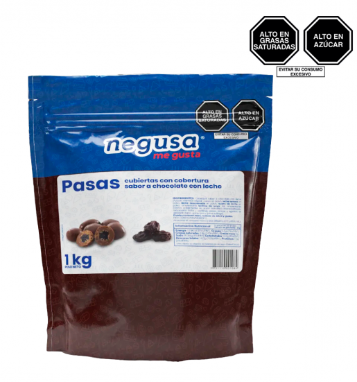 PASAS CON SABOR A CHOCOLATE A GRANEL