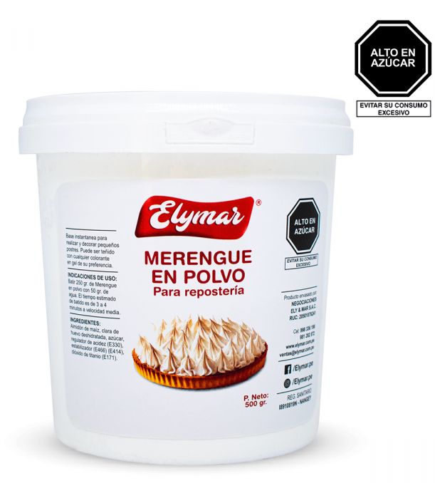 MERENGUE EN POLVO X 500GR